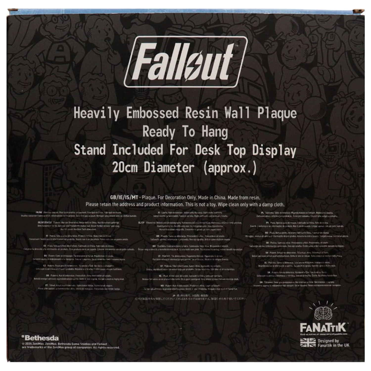 Fallout Resin Plaque Vault Boy zdjęcie produktu