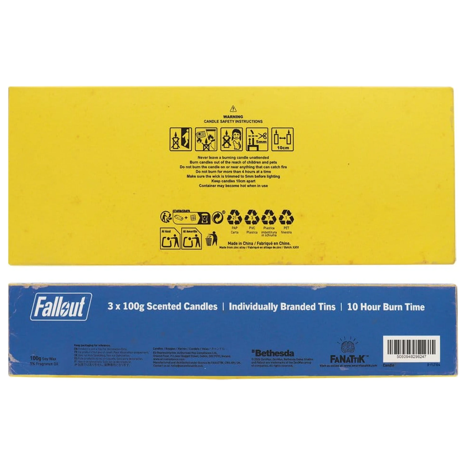 Fallout Candle 3-Pack Vault Dweller's 6 cm zdjęcie produktu