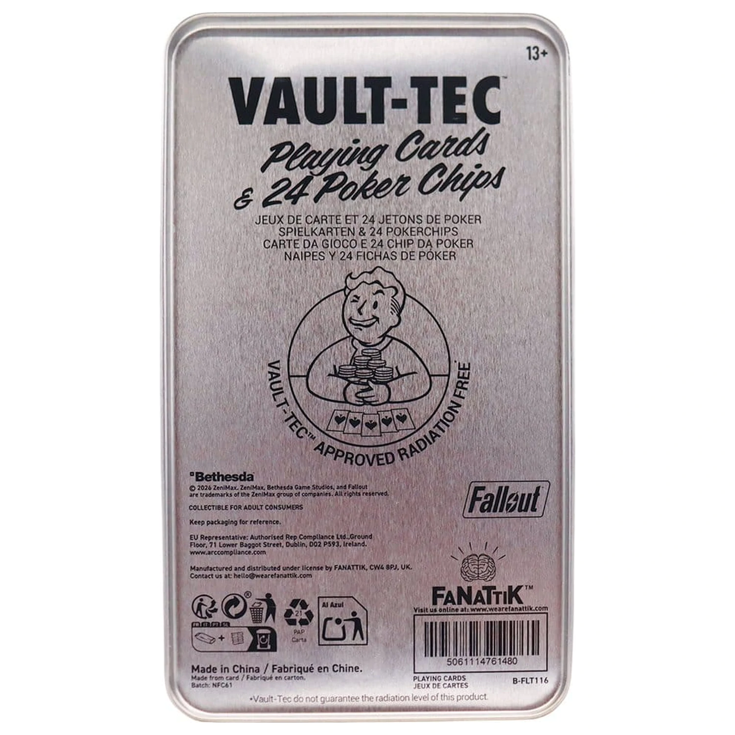 Zestaw do pokera Fallout Vault Dweller's zdjęcie produktu