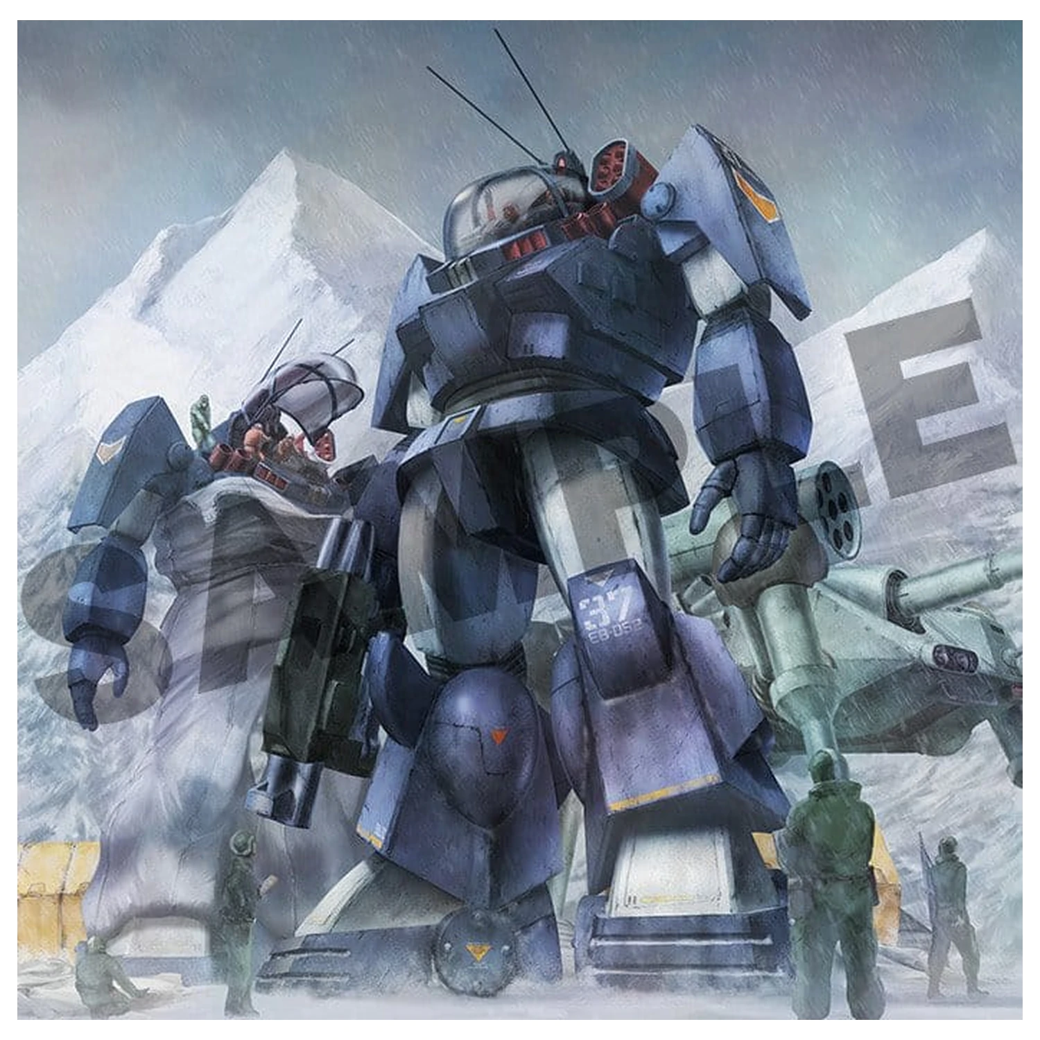 Fang of the Sun Dougram Combat Armors MAX 11 Plastikowy Model Kit 1/72 Soltic HT128 Big Foot 17 cm zdjęcie produktu