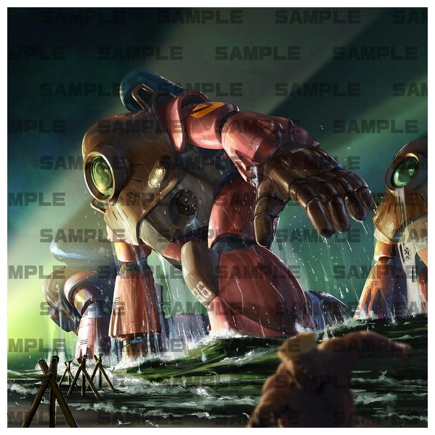 Kieł Słońca Dougram Combat Armors MAX 12 Zestaw Modeli Plastikowych 1/72 Soltic H404S Mackerel 12 cm zdjęcie produktu