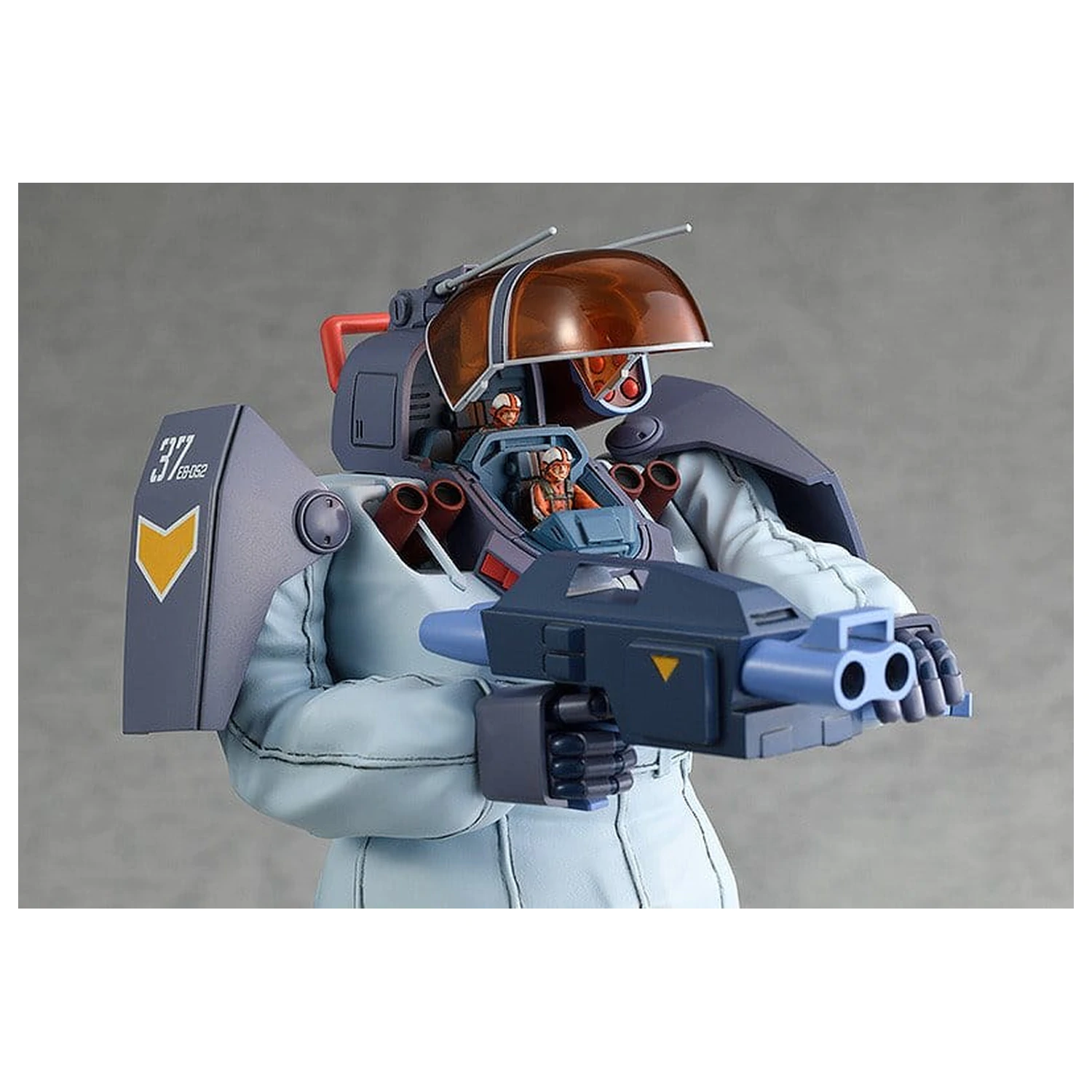 Fang of the Sun Dougram Combat Armors MAX 24 zestaw plastikowy model do składania 1/72 Soltic HT128 Big Foot kamuflaż śnieżny z osłoną przeciwmrozową 17 cm zdjęcie produktu