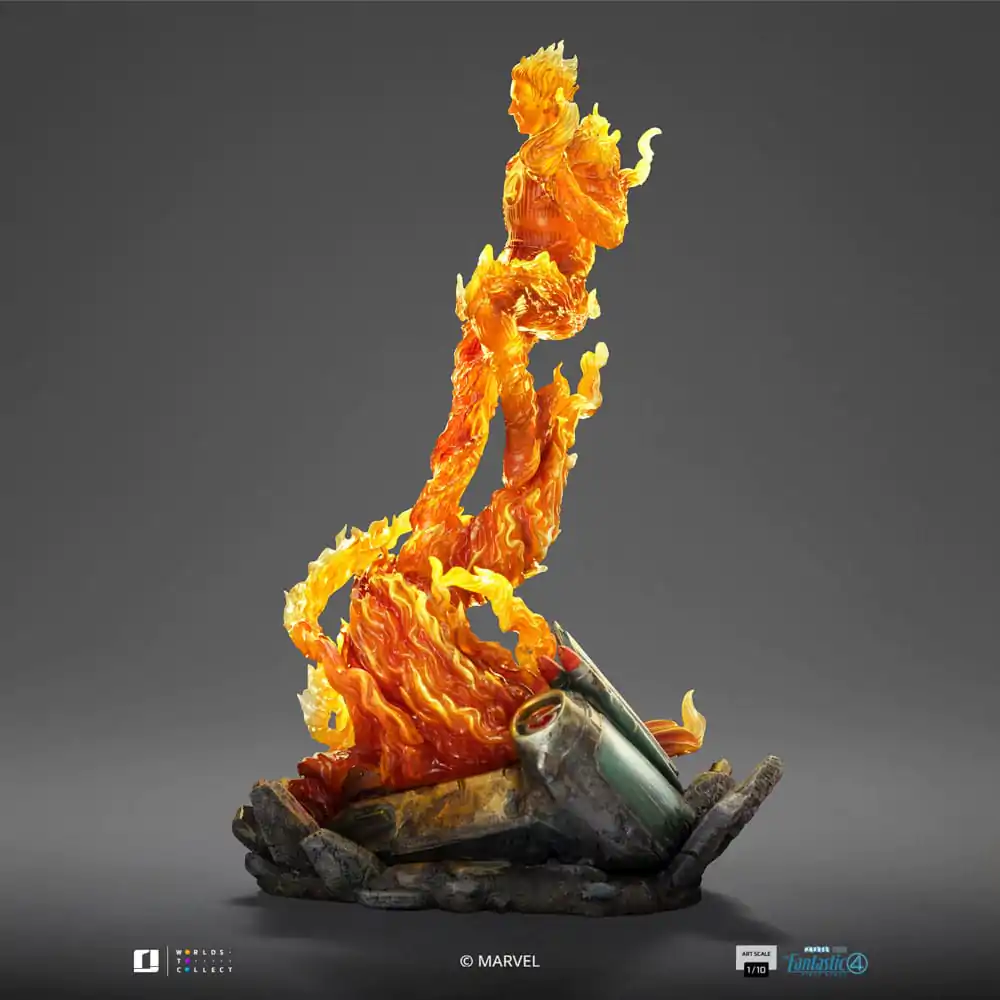 Fantastyczna Czwórka Art Scale Statue 1/10 Human Torch 30 cm zdjęcie produktu
