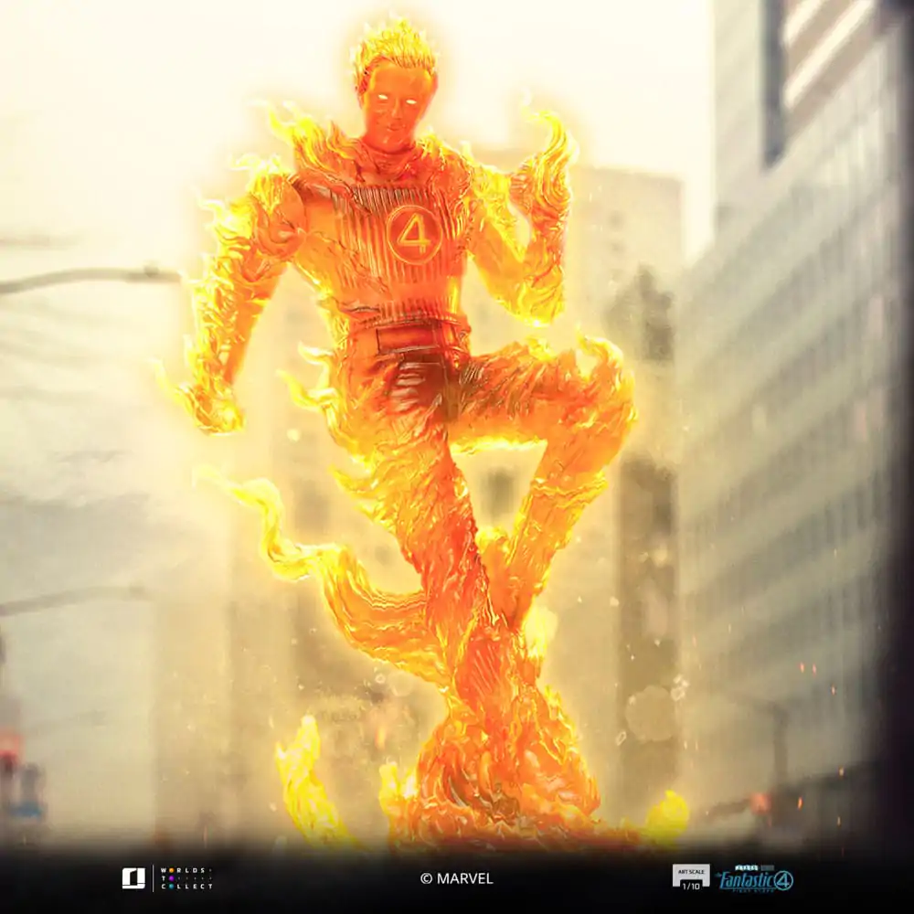 Fantastyczna Czwórka Art Scale Statue 1/10 Human Torch 30 cm zdjęcie produktu