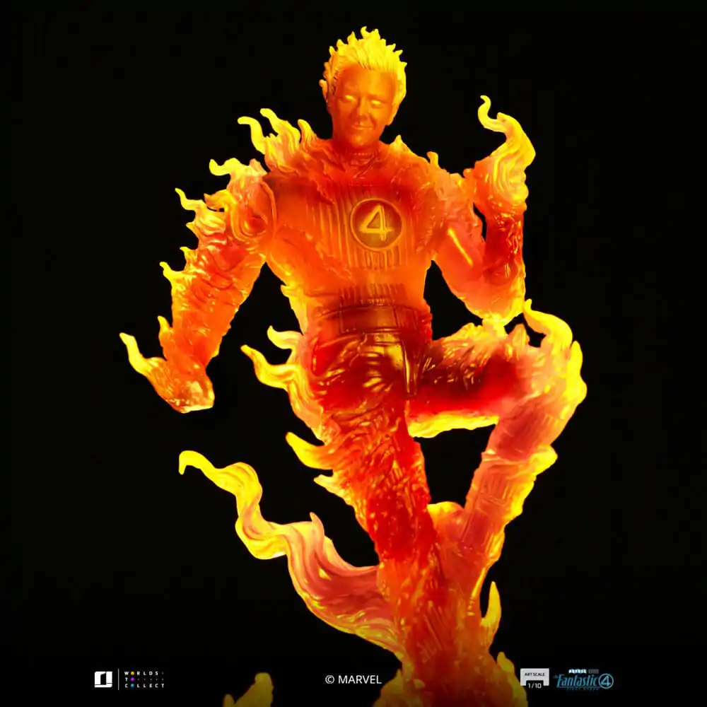 Fantastyczna Czwórka Art Scale Statue 1/10 Human Torch 30 cm zdjęcie produktu