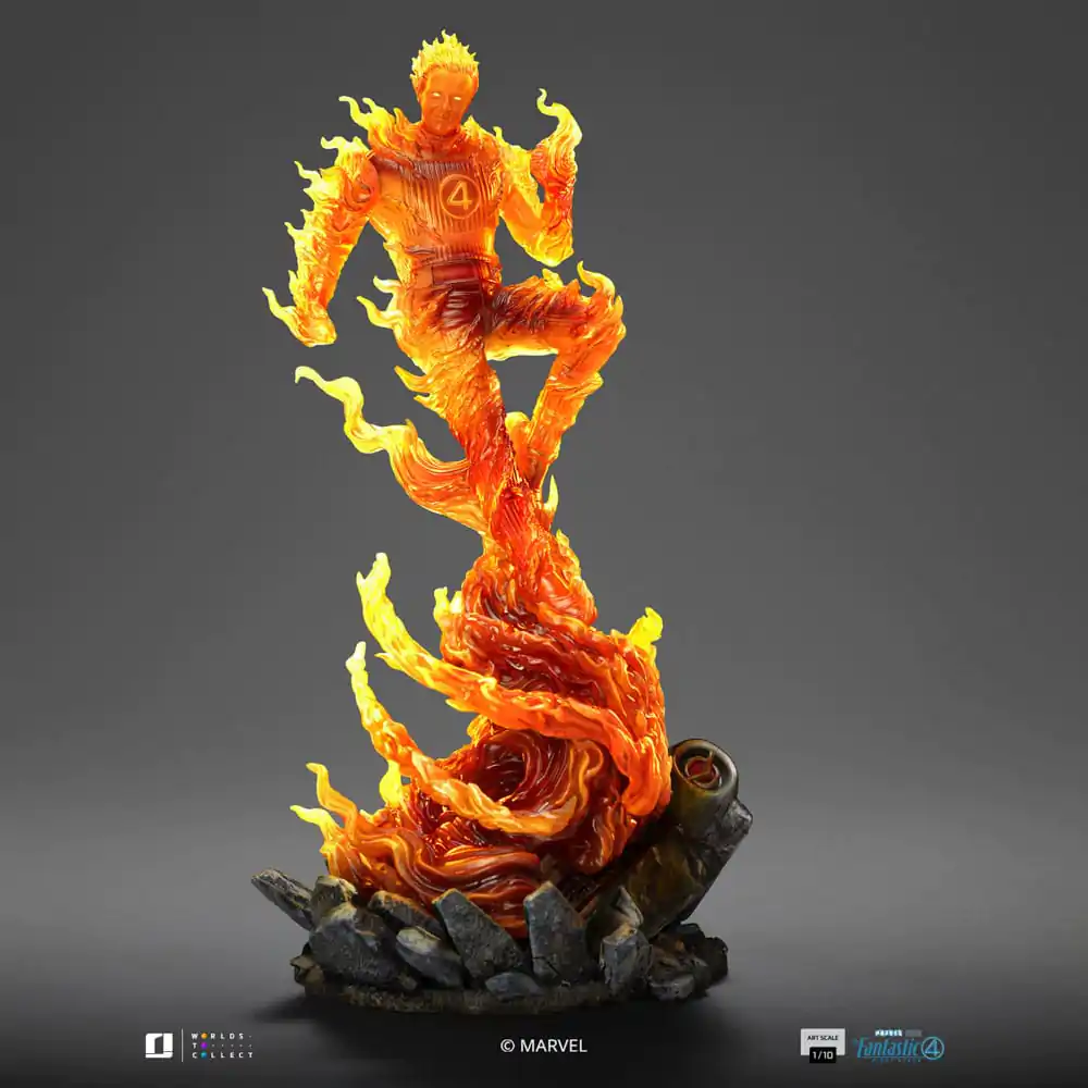 Fantastyczna Czwórka Art Scale Statue 1/10 Human Torch 30 cm zdjęcie produktu