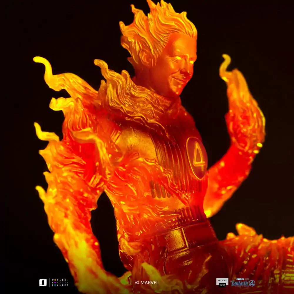 Fantastyczna Czwórka Art Scale Statue 1/10 Human Torch 30 cm zdjęcie produktu