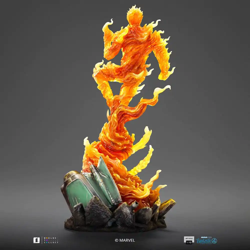 Fantastyczna Czwórka Art Scale Statue 1/10 Human Torch 30 cm zdjęcie produktu