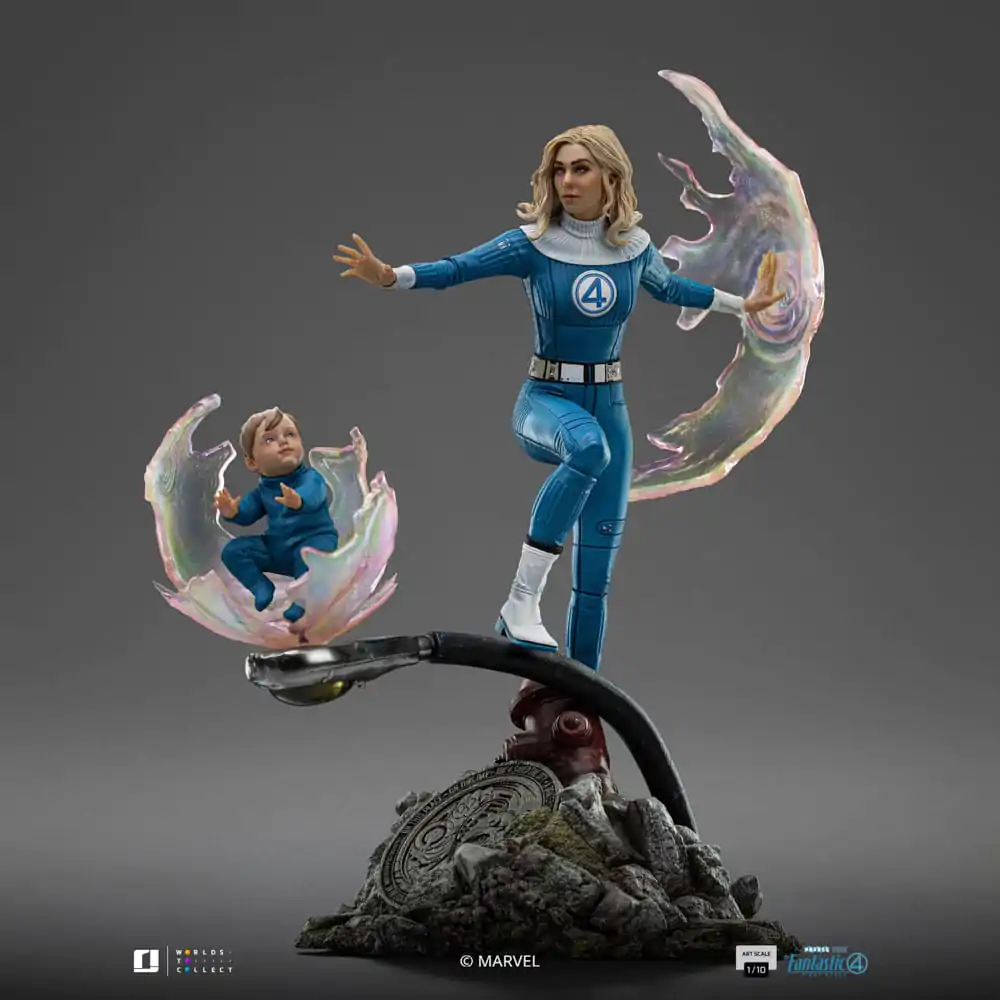 Fantastic Four Art Scale Statue 1/10 Niewidzialna Kobieta i Franklin 28 cm zdjęcie produktu