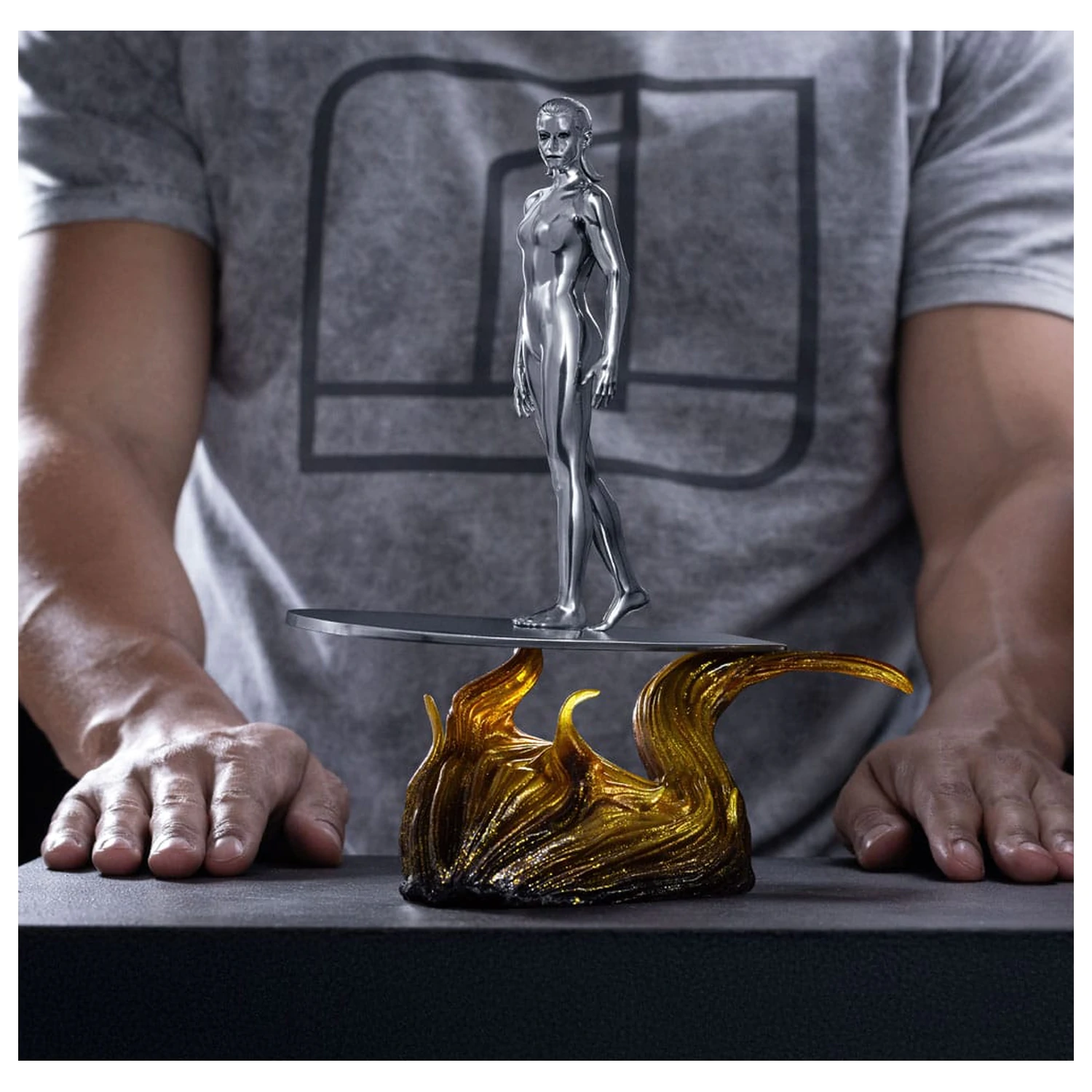 Fantastic Four Art Scale Statue 1/10 Silver Surfer 27 cm zdjęcie produktu