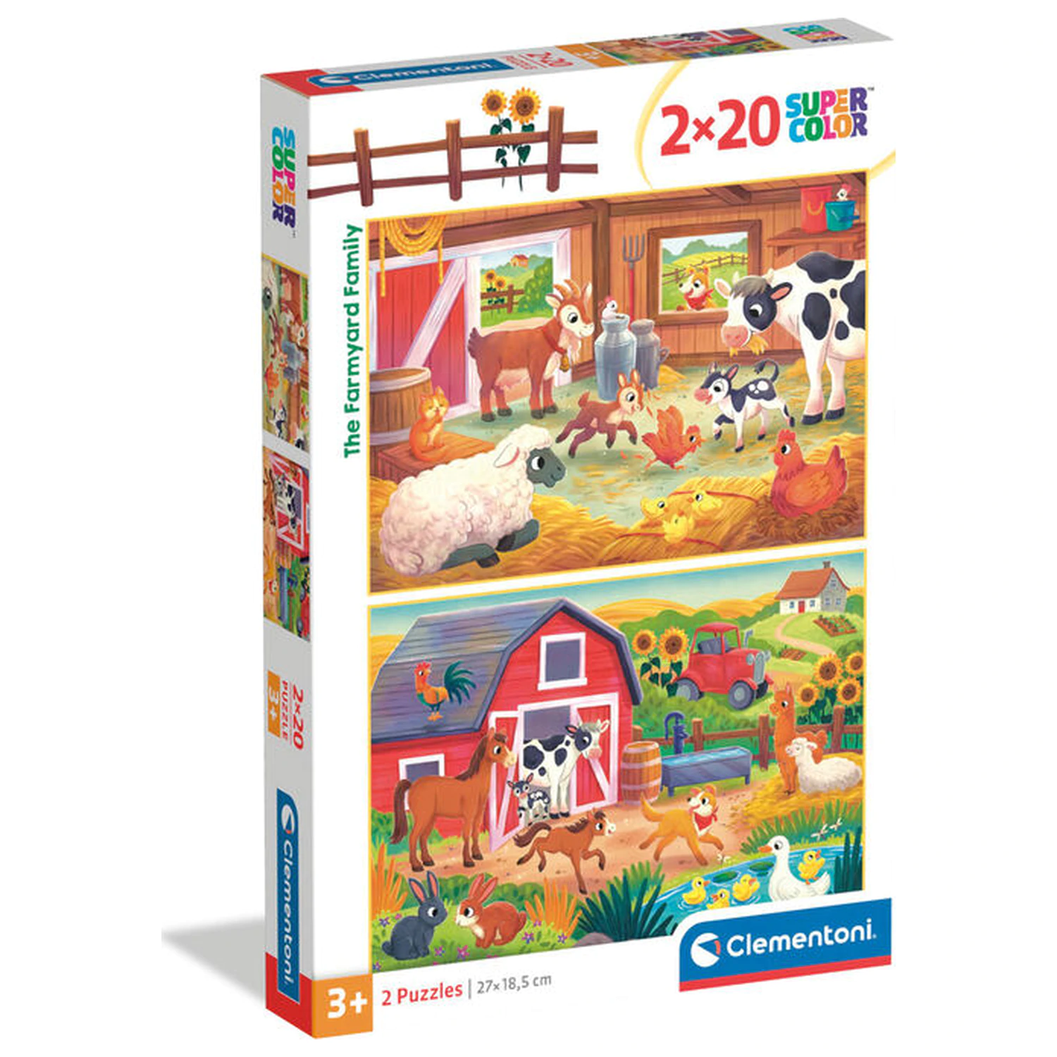 Puzzle Farma 2x20 szt. zdjęcie produktu