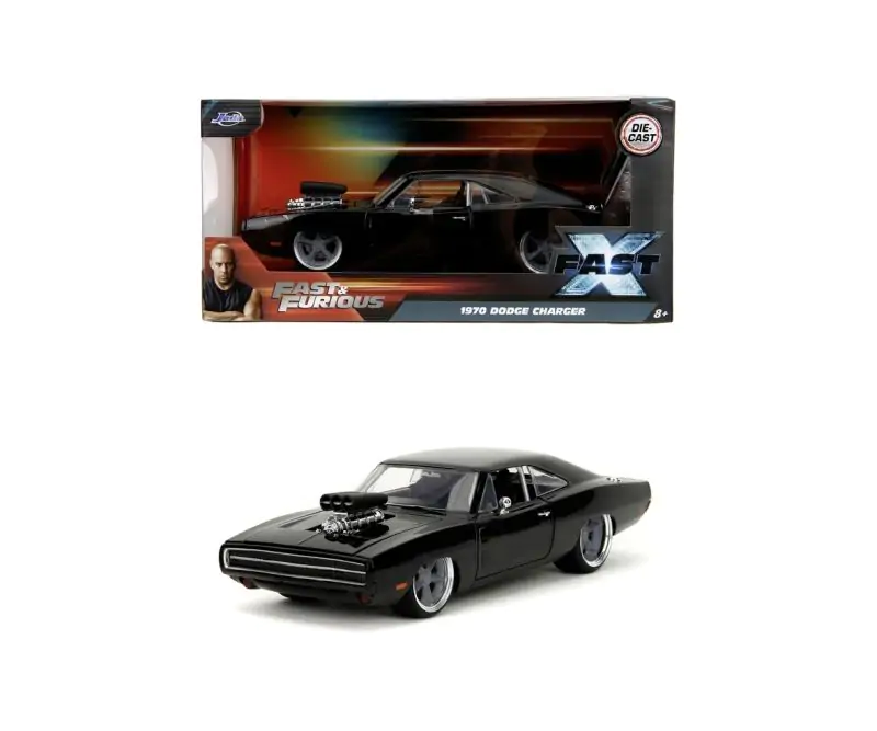 Szybcy i Wściekli 10 Diecast Model 1/24 1970 Dodge zdjęcie produktu