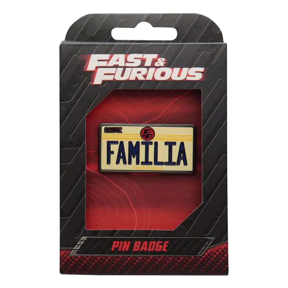 Fast & Furious Przypinka Familia Tablica Rejestracyjna zdjęcie produktu
