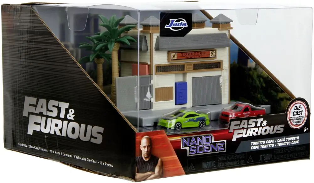 Szybcy i wściekli Nano Metalfigs Nano Scene Kawiarnia Toretto zdjęcie produktu