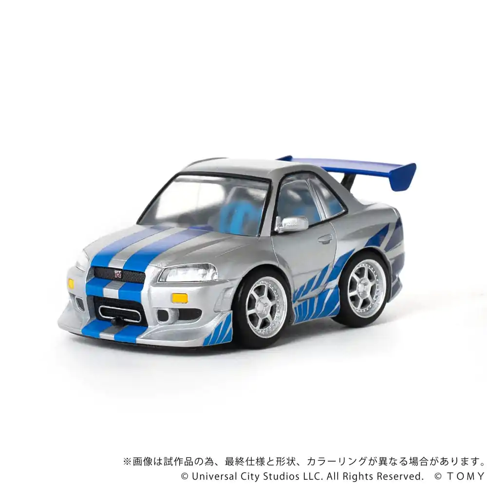 Szybcy i wściekli Q-Village Pojazd z minifigurką Nissan Skyline GT-R (R34) 9 cm zdjęcie produktu