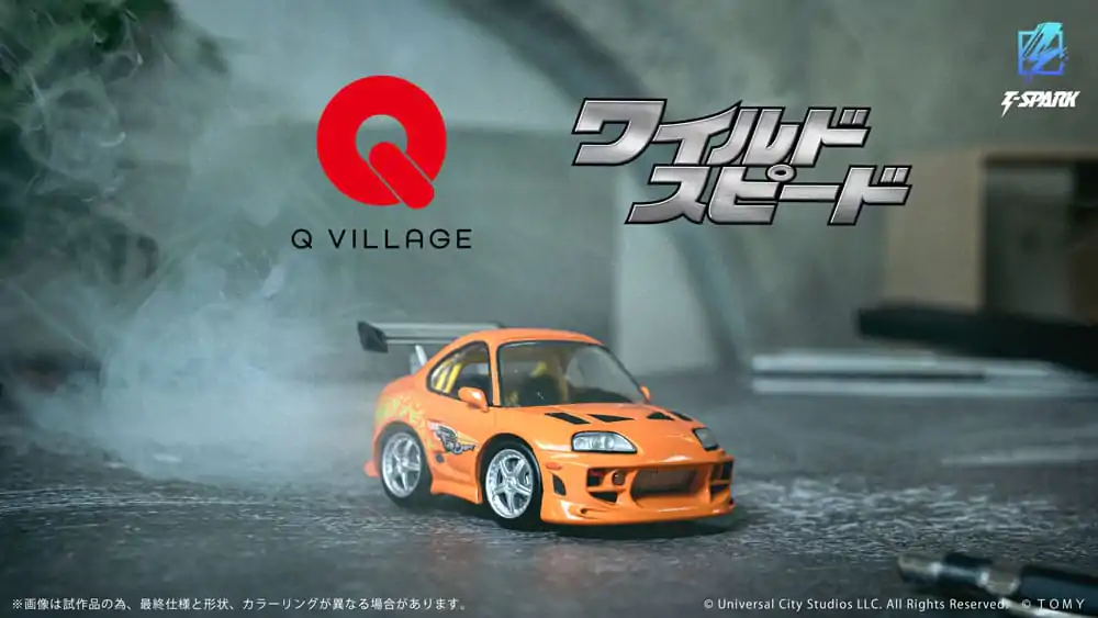 Fast & Furious Q-Village Pojazd z minifigurką Toyota Supra JZA80 9 cm zdjęcie produktu