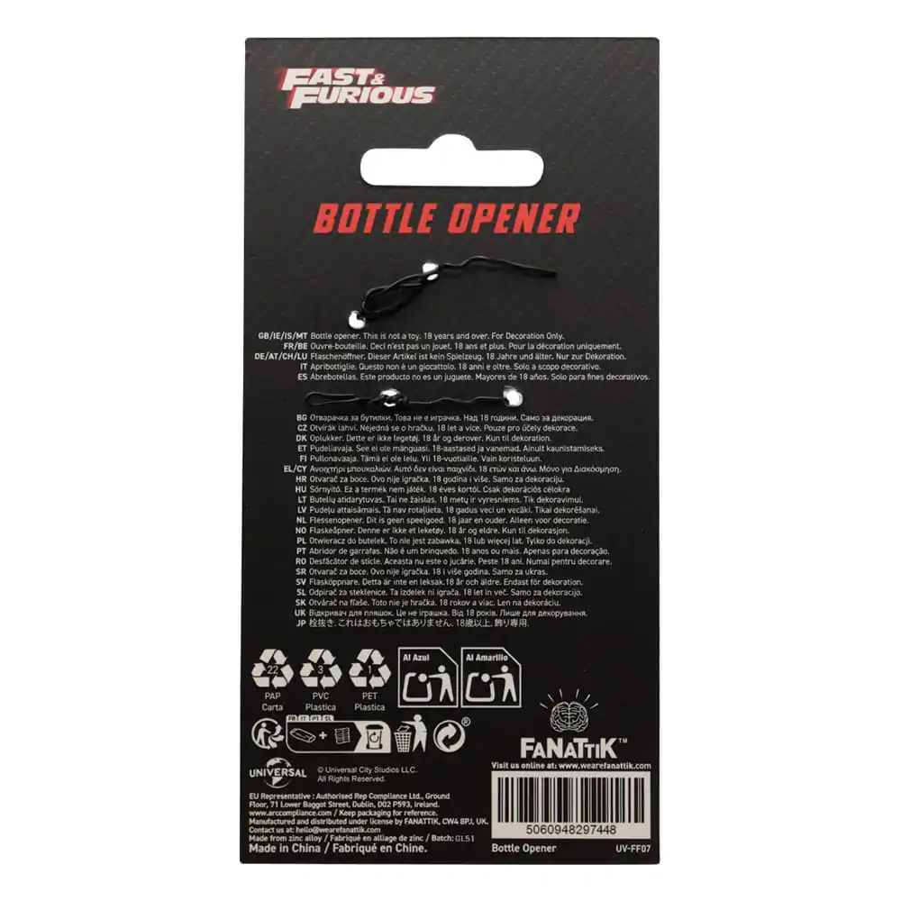 Fast & Furious Otwieracz do butelek Klucz zdjęcie produktu