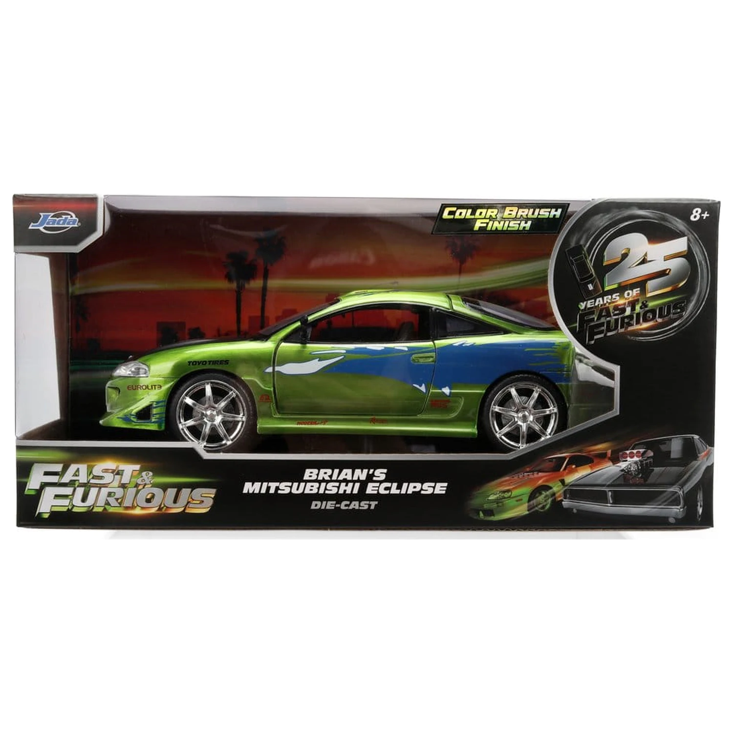 Fast & Furious Diecast Vehicle 1:24 Anniversary Mitsubishi 19 cm zdjęcie produktu