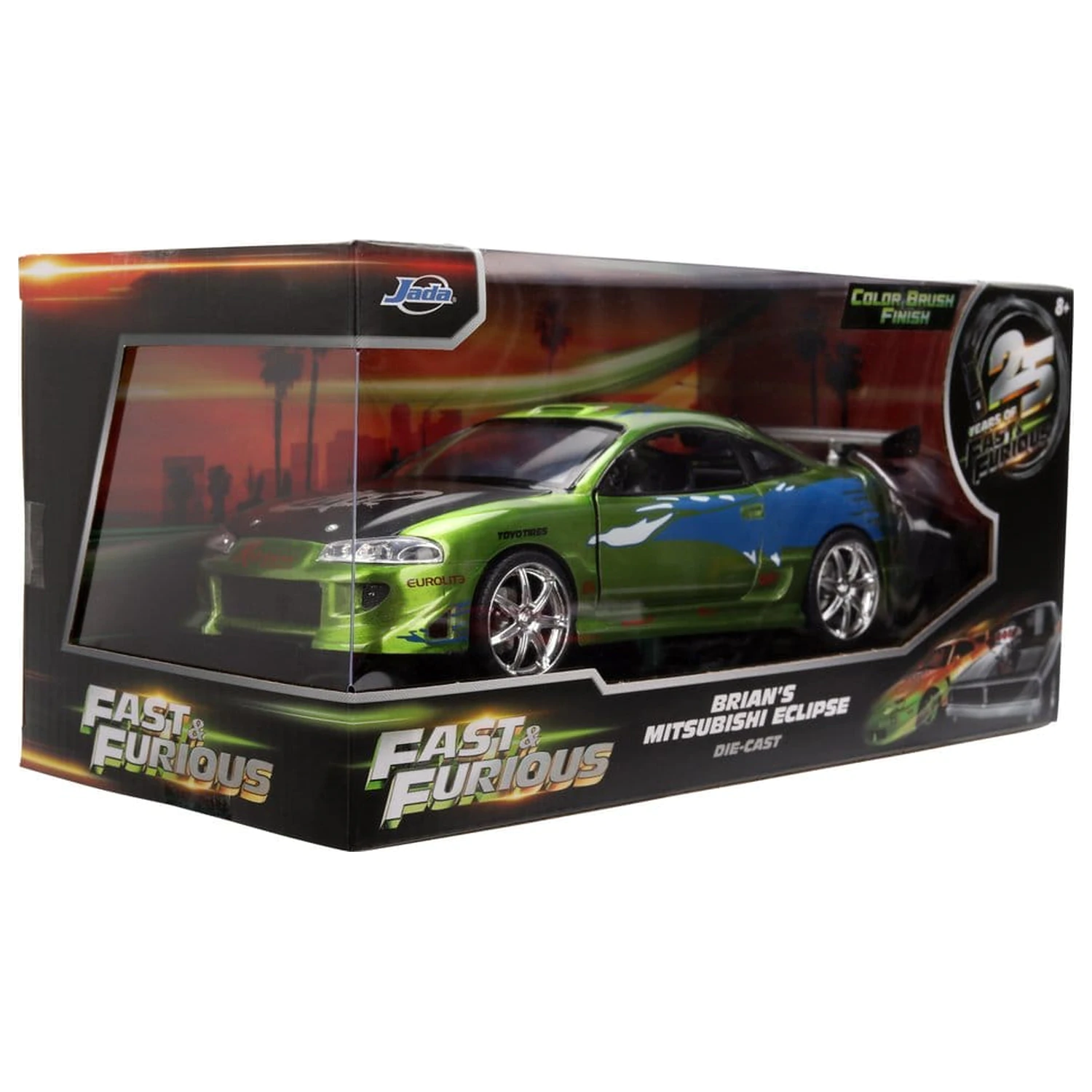 Fast & Furious Diecast Vehicle 1:24 Anniversary Mitsubishi 19 cm zdjęcie produktu