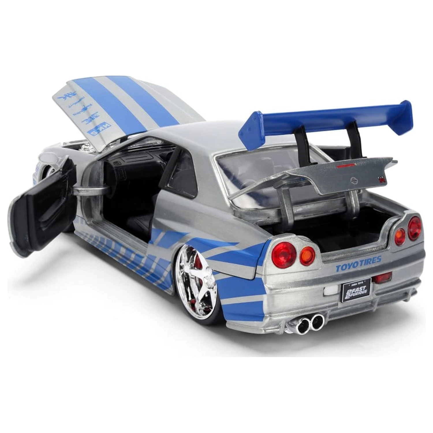 Fast & Furious metalowy pojazd kolekcjonerski 1:24 Anniversary Nissan Skyline 19 cm zdjęcie produktu