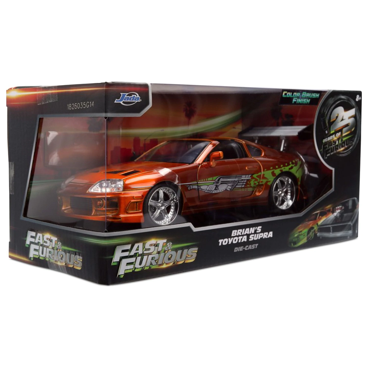 Fast & Furious Diecast Model 1/24 Anniversary Toyota Supra zdjęcie produktu