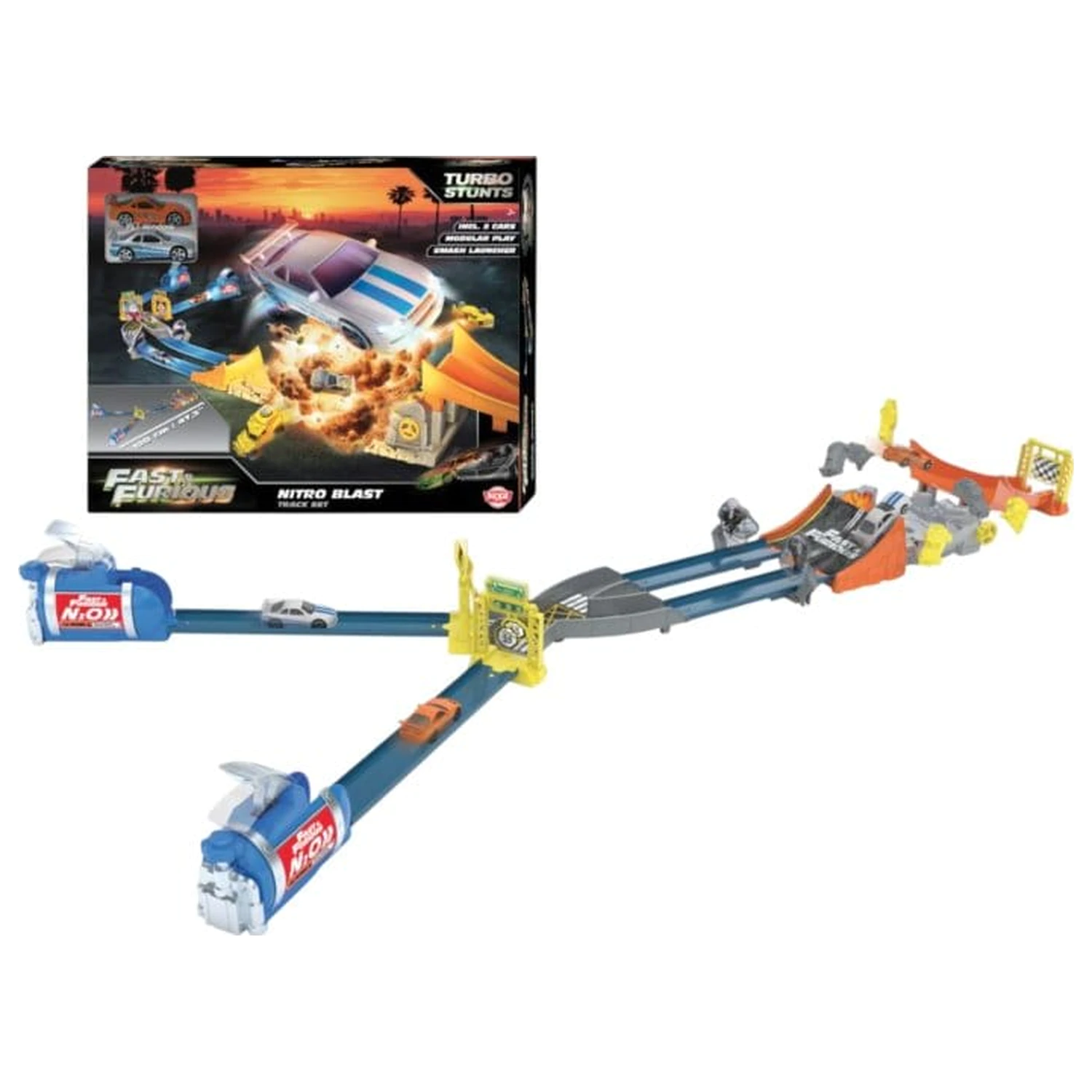 Fast & Furious Zestaw Playset Nitro Blast 11 cm zdjęcie produktu
