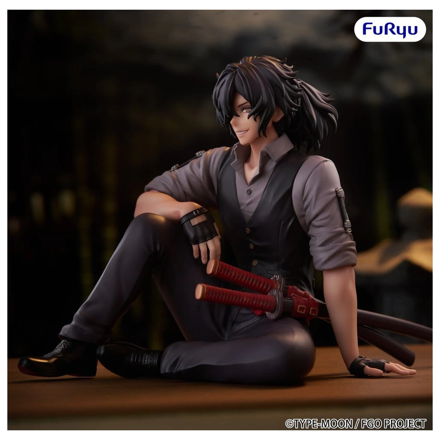 Fate/Grand Order Noodle Stopper PVC Figure Assassin Izou Okada Awesome Dapper Suit 9 cm zdjęcie produktu