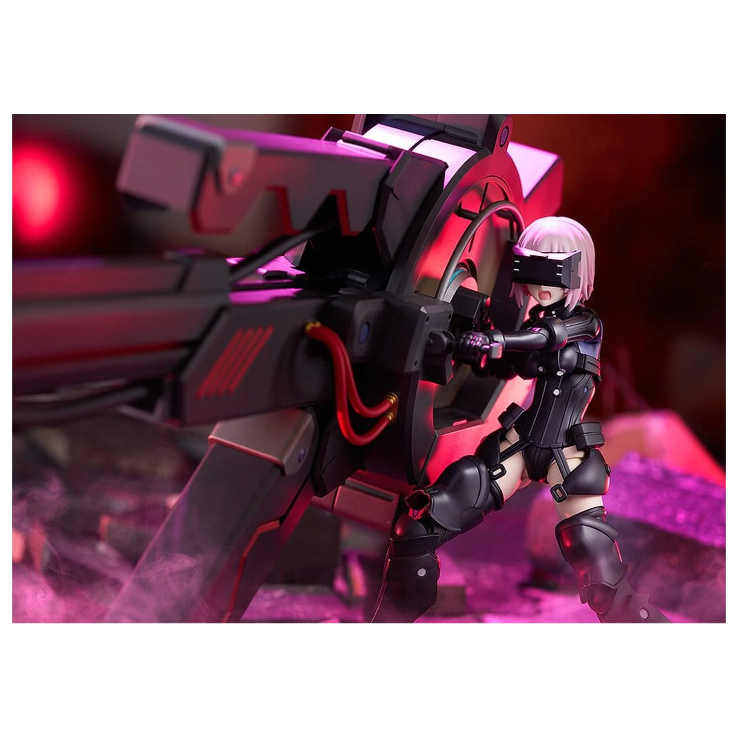 Fate/Grand Order Plamatea Plastic Model Kit Shielder/Mash Kyrielight (Ortinax) Black Barrel Edition 17 cm zdjęcie produktu