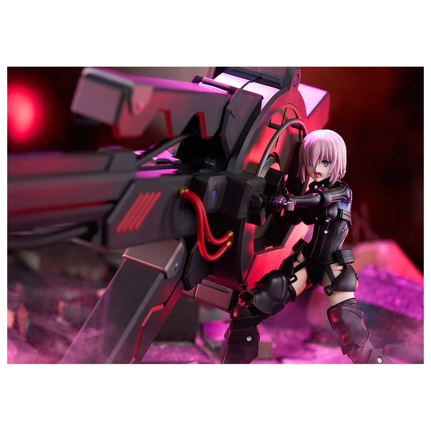 Fate/Grand Order Plamatea Plastic Model Kit Shielder/Mash Kyrielight (Ortinax) Black Barrel Edition 17 cm zdjęcie produktu