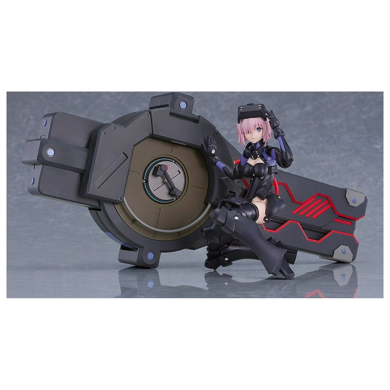 Fate/Grand Order Plamatea Plastic Model Kit Shielder/Mash Kyrielight (Ortinax) Black Barrel Edition 17 cm zdjęcie produktu