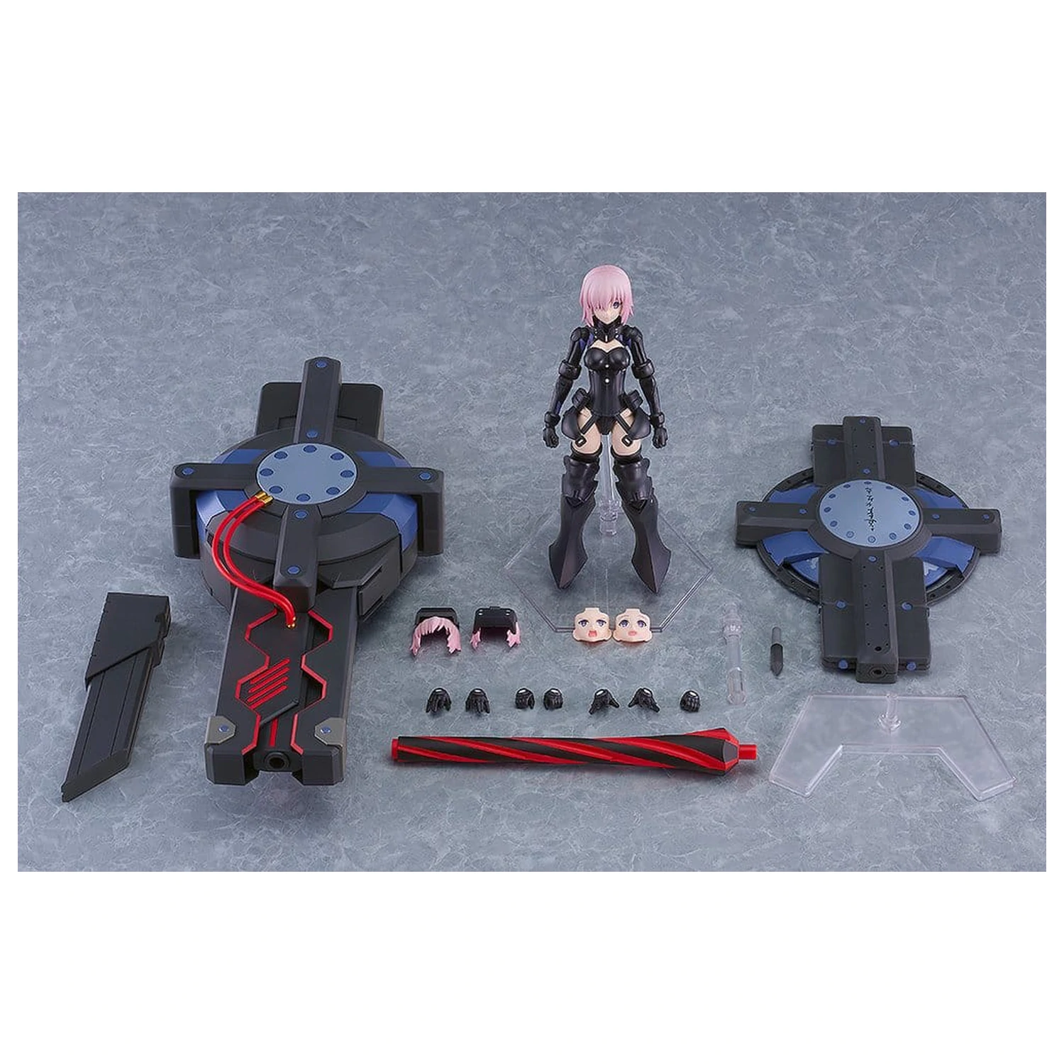 Fate/Grand Order Plamatea Plastic Model Kit Shielder/Mash Kyrielight (Ortinax) Black Barrel Edition 17 cm zdjęcie produktu