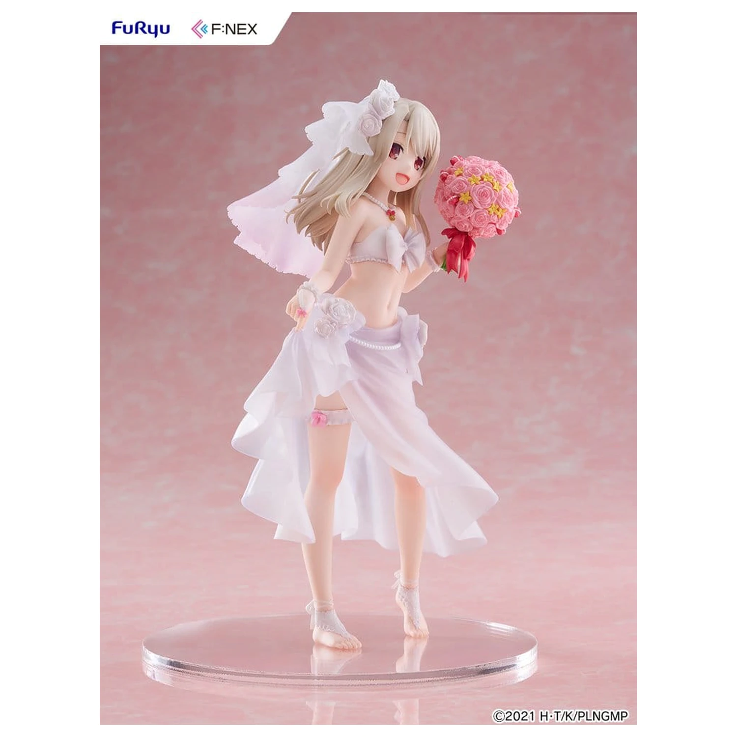 Fate/kaleid liner Prisma Illya: Licht - The Nameless Girl F:NEX Figurka PVC 1/7 Illyasviel von Einzbern Wedding Swimsuit Ver. 21 cm zdjęcie produktu