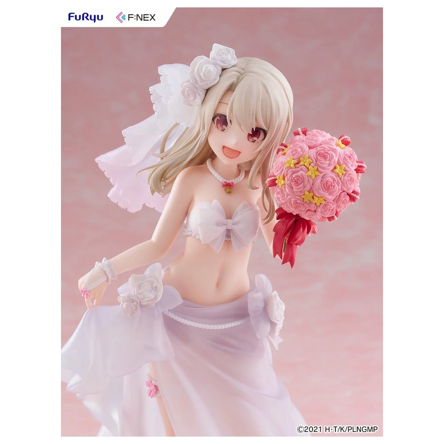 Fate/kaleid liner Prisma Illya: Licht - The Nameless Girl F:NEX Figurka PVC 1/7 Illyasviel von Einzbern Wedding Swimsuit Ver. 21 cm zdjęcie produktu