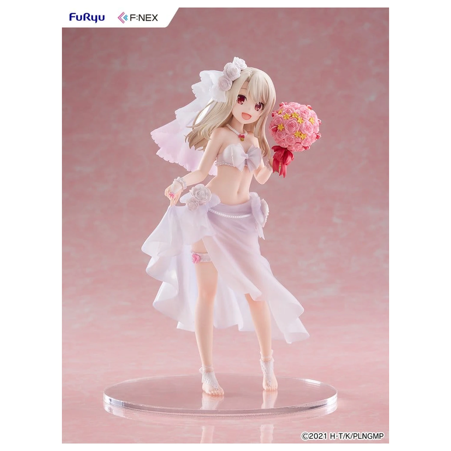 Fate/kaleid liner Prisma Illya: Licht - The Nameless Girl F:NEX Figurka PVC 1/7 Illyasviel von Einzbern Wedding Swimsuit Ver. 21 cm zdjęcie produktu