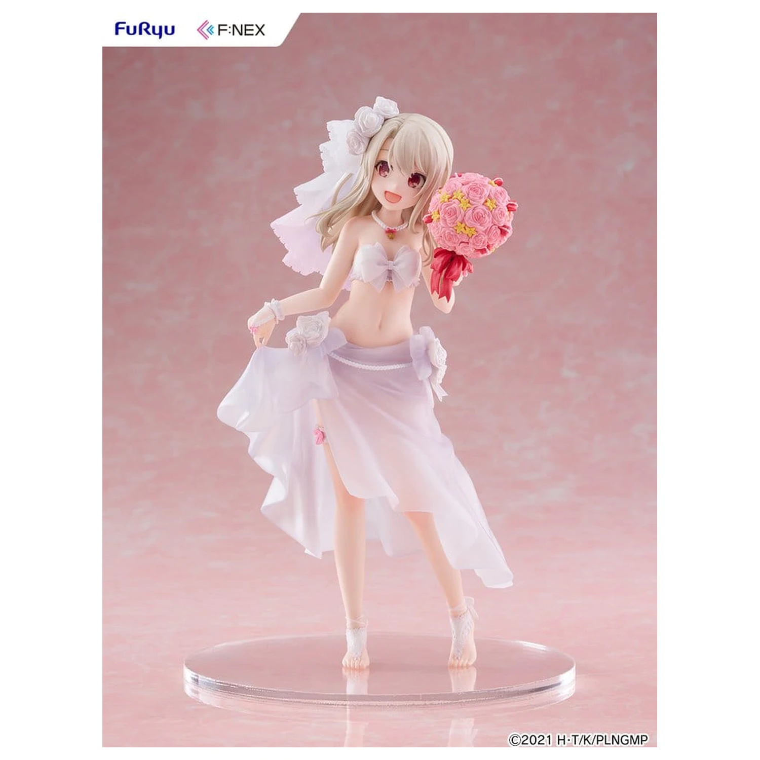 Fate/kaleid liner Prisma Illya: Licht - The Nameless Girl F:NEX Figurka PVC 1/7 Illyasviel von Einzbern Wedding Swimsuit Ver. 21 cm zdjęcie produktu