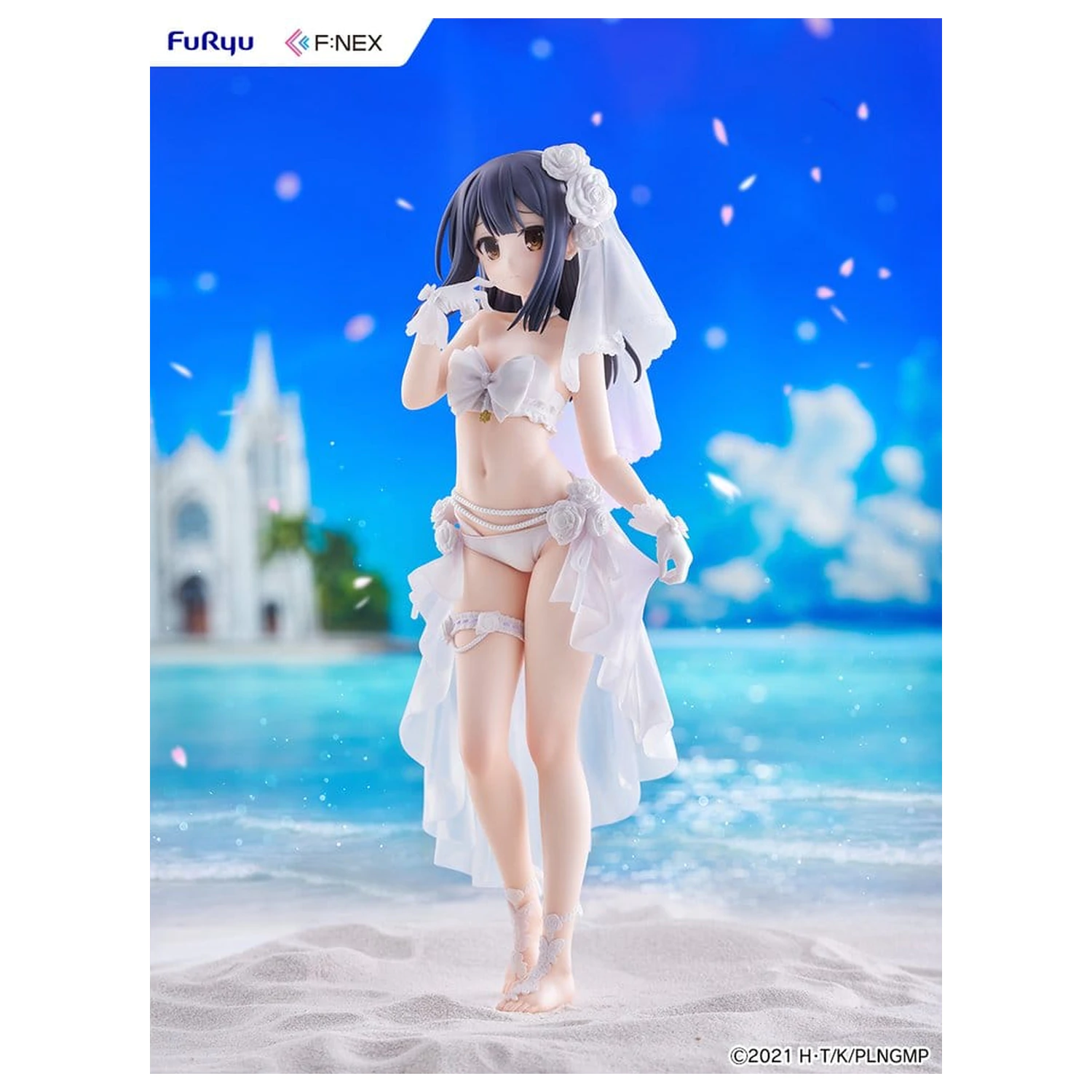 Fate/kaleid liner Prisma Illya: Licht - The Nameless Girl F:NEX Figurka PVC 1/7 Miyu Edelfelt Wedding Swimsuit Ver. 21 cm zdjęcie produktu