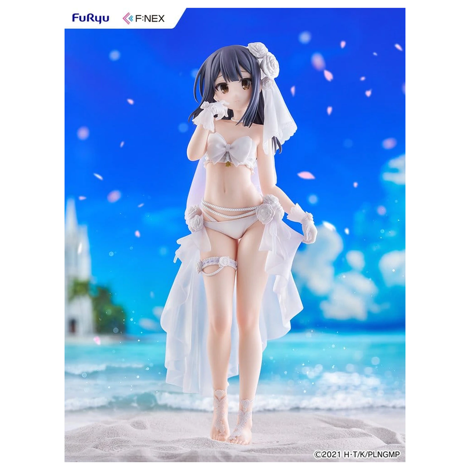 Fate/kaleid liner Prisma Illya: Licht - The Nameless Girl F:NEX Figurka PVC 1/7 Miyu Edelfelt Wedding Swimsuit Ver. 21 cm zdjęcie produktu