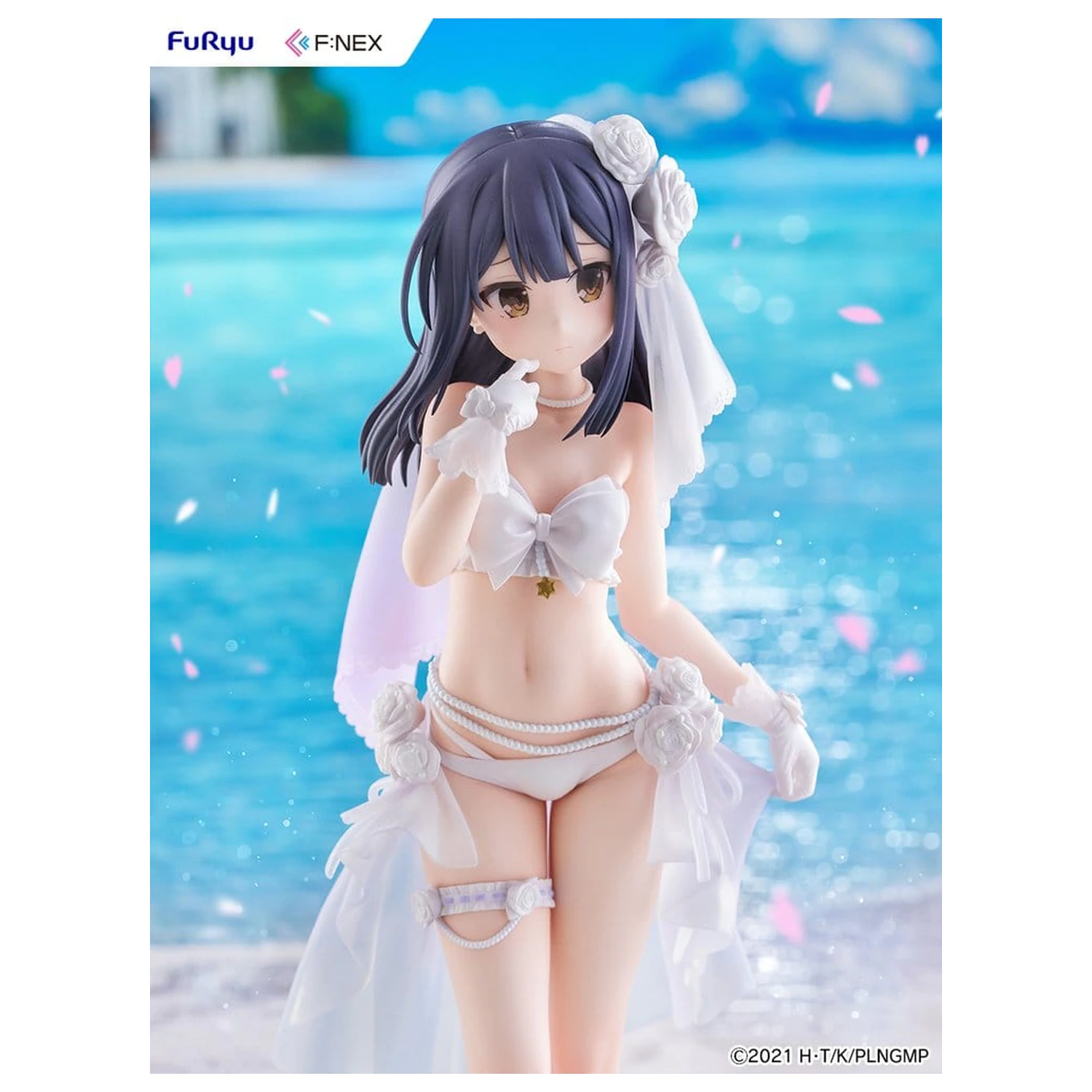 Fate/kaleid liner Prisma Illya: Licht - The Nameless Girl F:NEX Figurka PVC 1/7 Miyu Edelfelt Wedding Swimsuit Ver. 21 cm zdjęcie produktu
