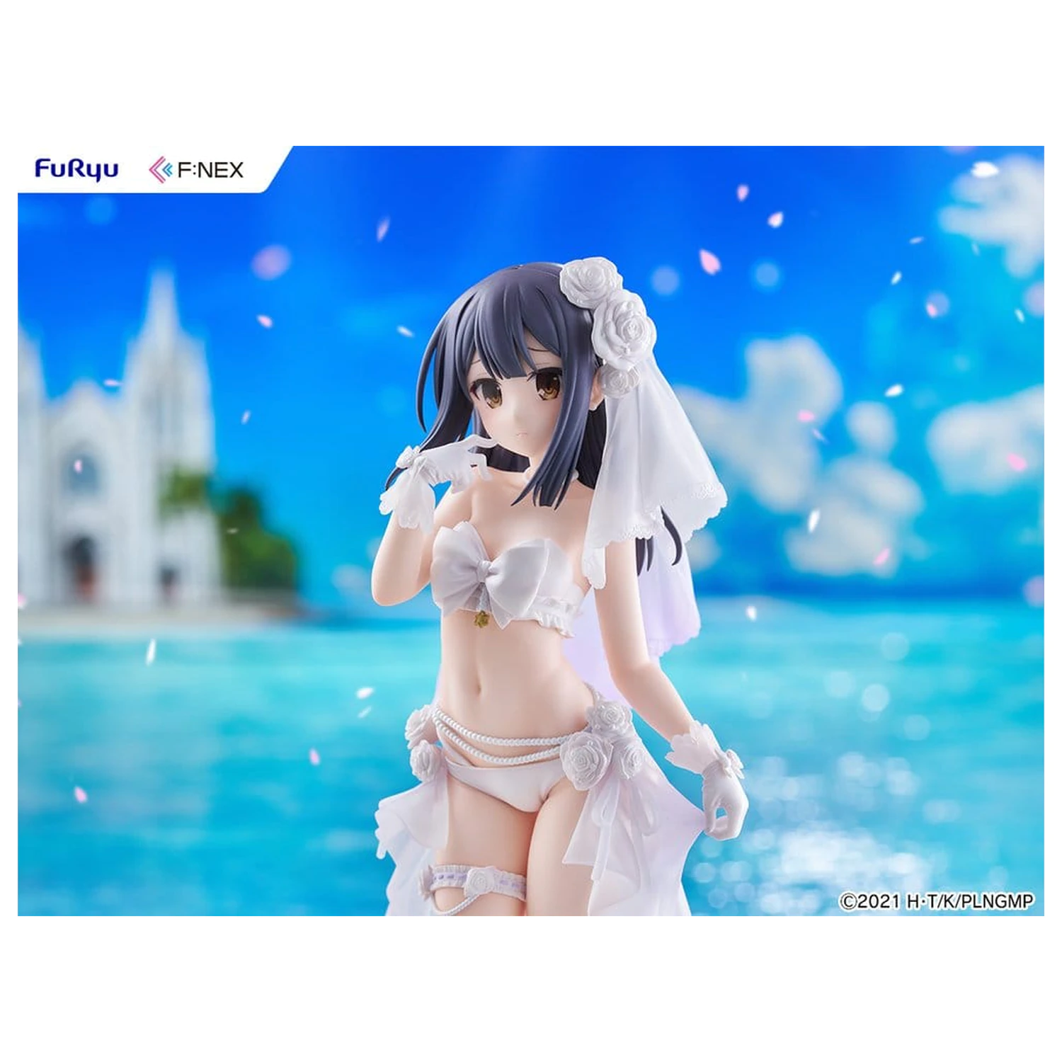 Fate/kaleid liner Prisma Illya: Licht - The Nameless Girl F:NEX Figurka PVC 1/7 Miyu Edelfelt Wedding Swimsuit Ver. 21 cm zdjęcie produktu