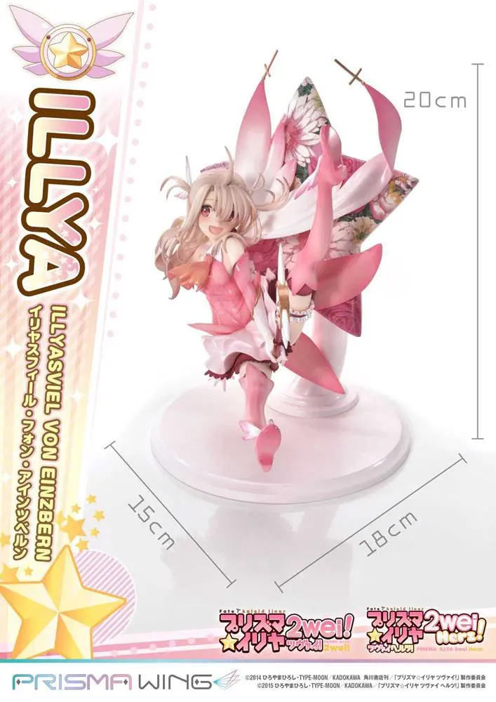 Fate Prisma Wing PVC Statua 1/7 Illyasviel von Einzbern Bonus Version 20 cm zdjęcie produktu