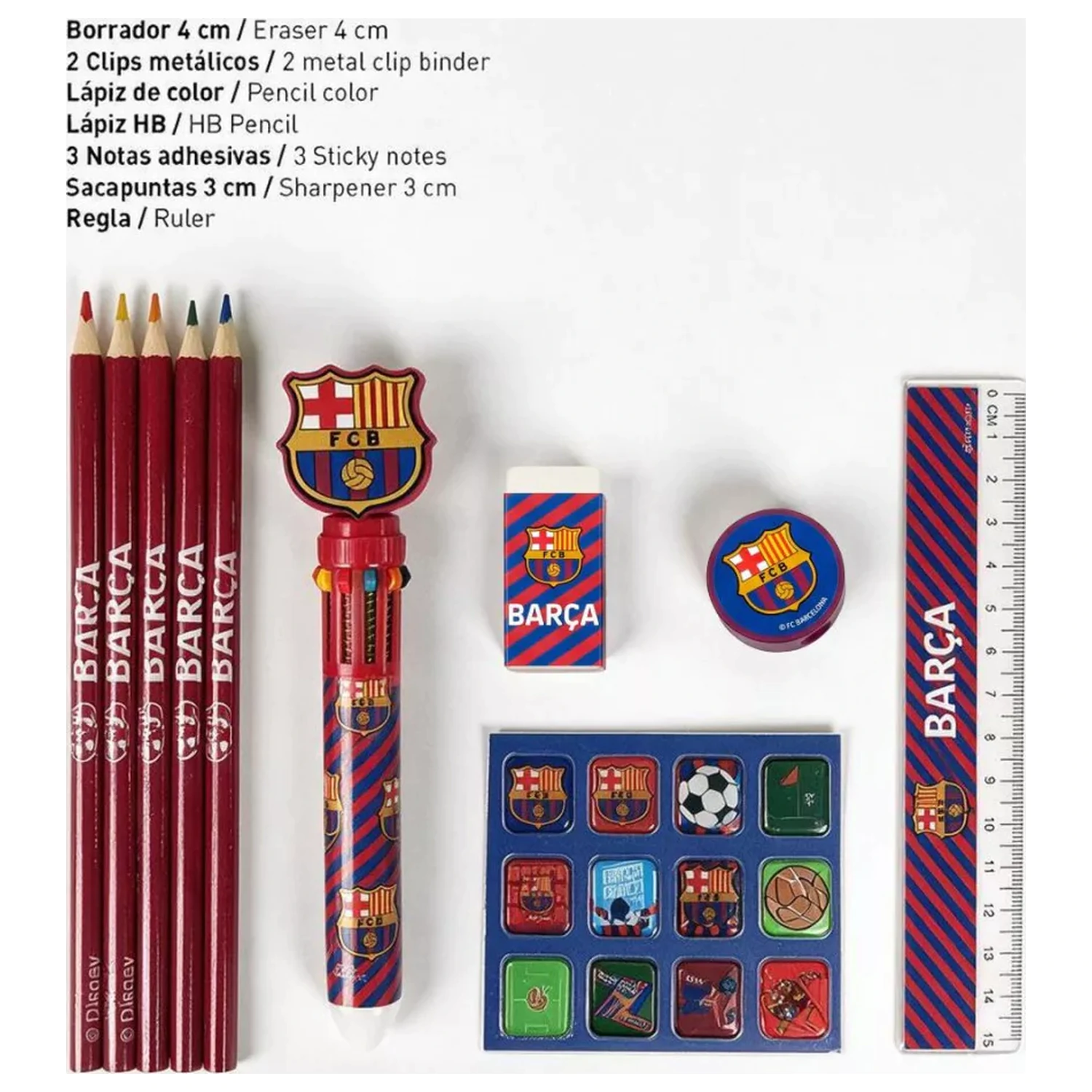 FC Barcelona Barca Zestaw artykułów papierniczych zdjęcie produktu