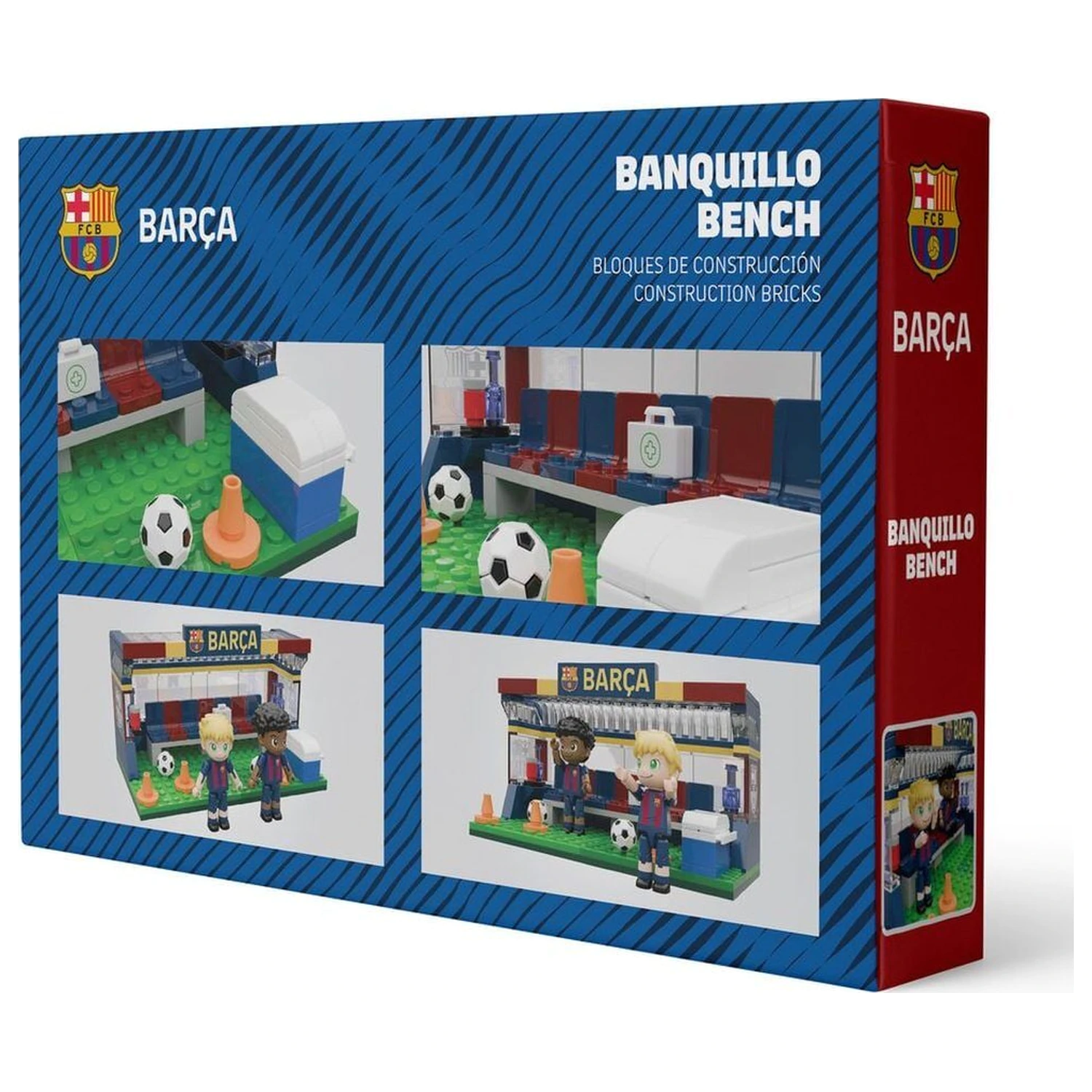 FC Barcelona zestaw ławka z figurkami 226 sztuk zdjęcie produktu