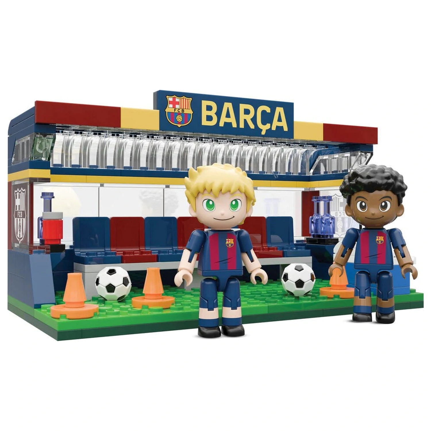 FC Barcelona zestaw ławka z figurkami 226 sztuk zdjęcie produktu
