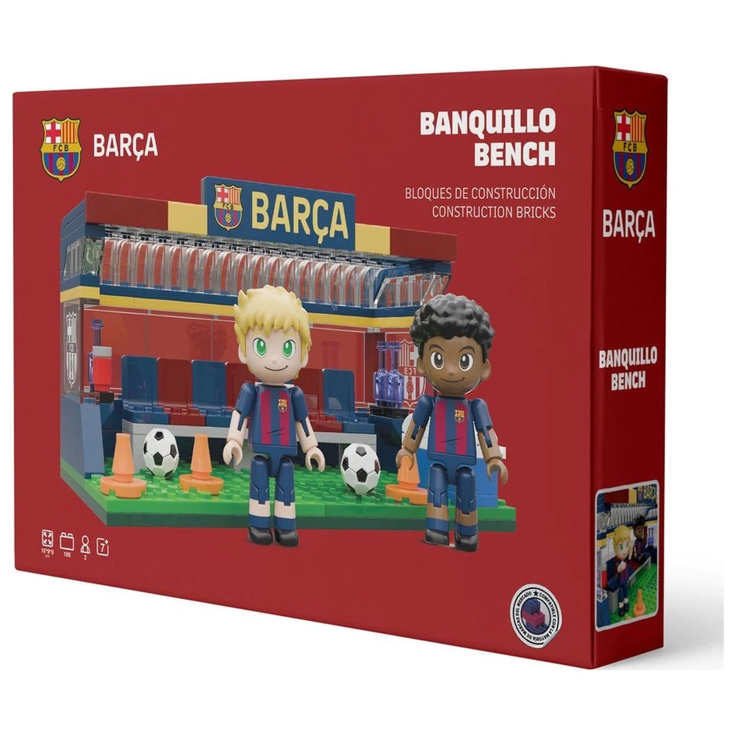 FC Barcelona zestaw ławka z figurkami 226 sztuk zdjęcie produktu