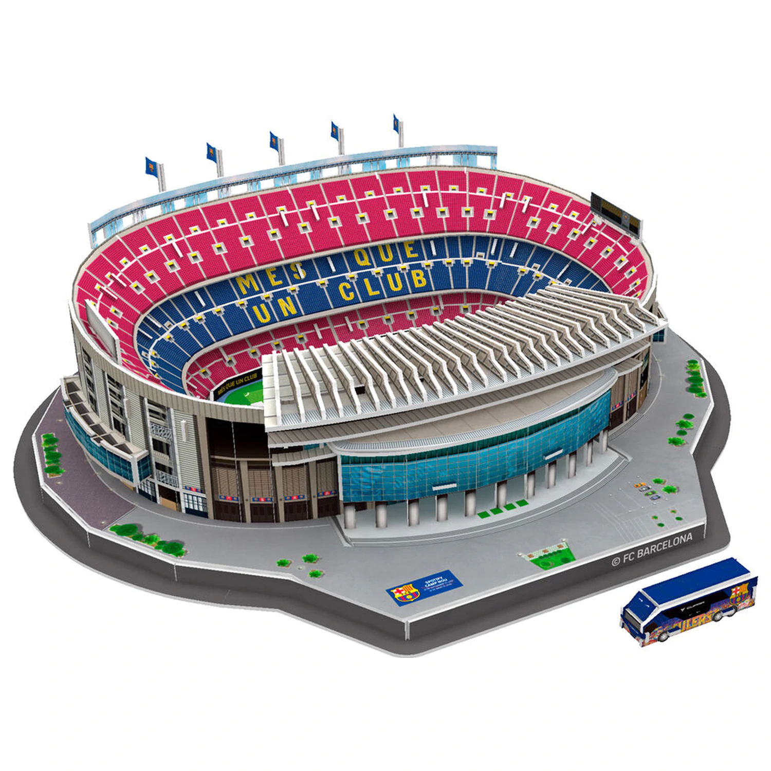 FC Barcelona Camp Nou Stadium puzzle 3D 98 szt. zdjęcie produktu