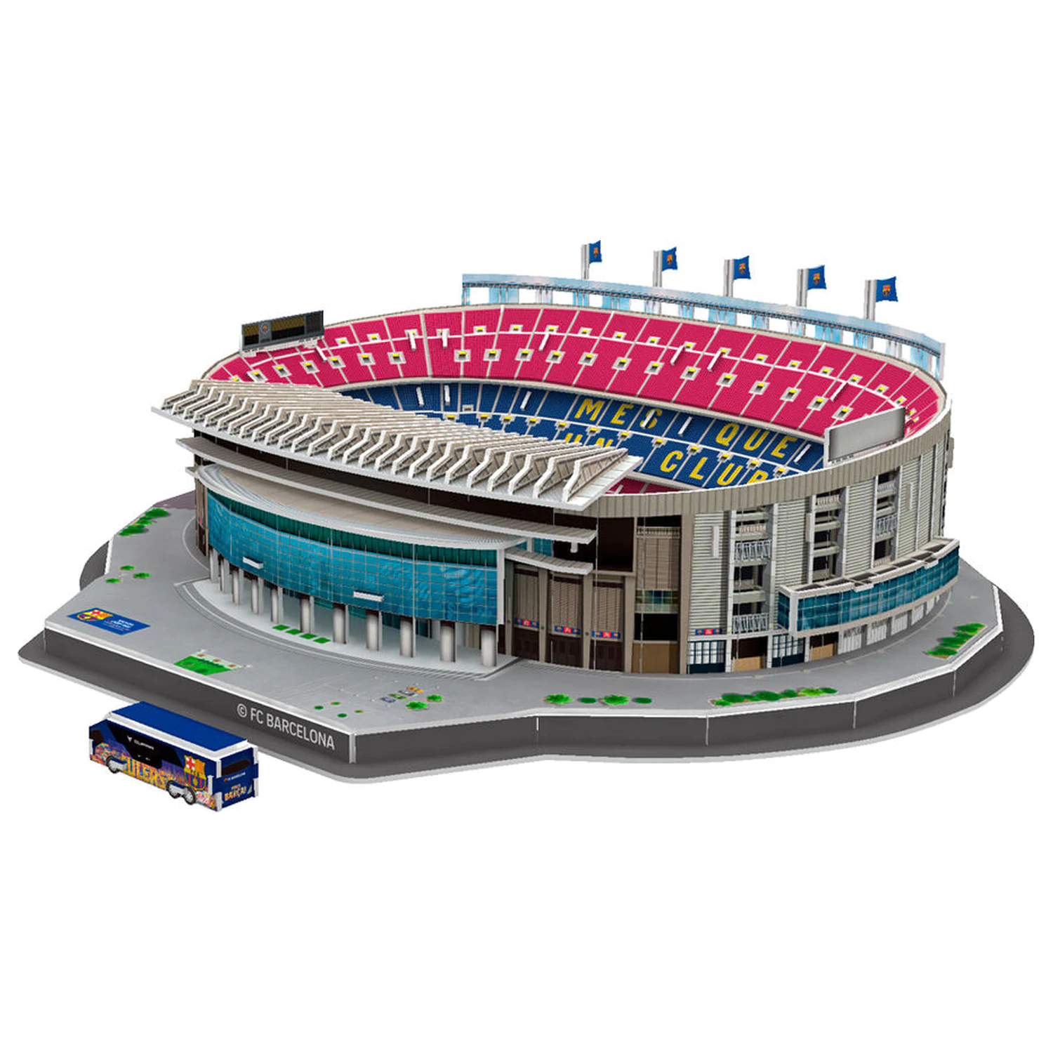 FC Barcelona Camp Nou Stadium puzzle 3D 98 szt. zdjęcie produktu