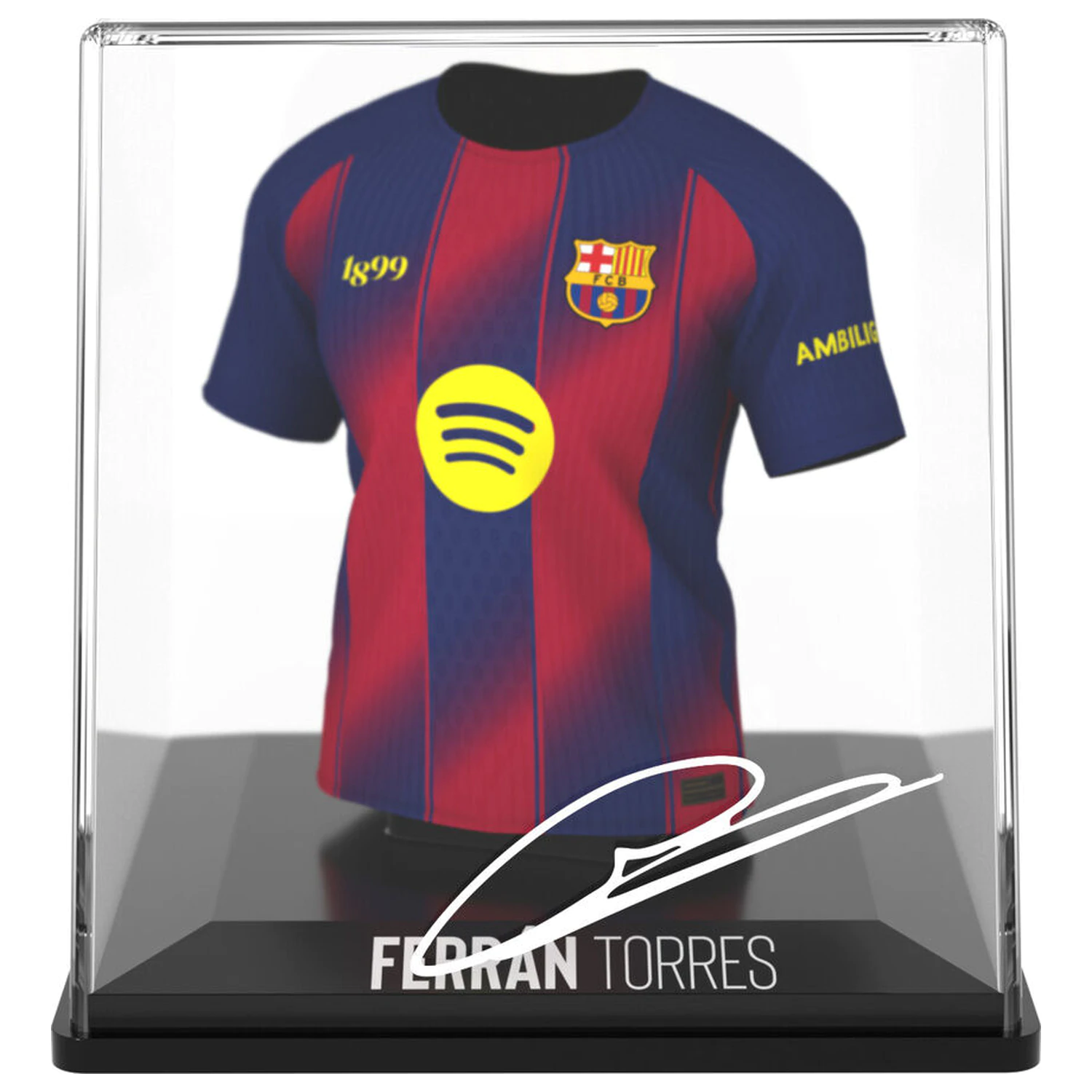 FC Barcelona Ferrán Torres mini figurka t-shirtu zdjęcie produktu