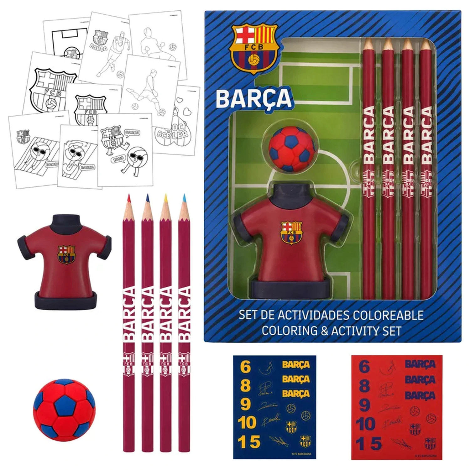 FC Barcelona Zestaw papeterii z koszulką zdjęcie produktu