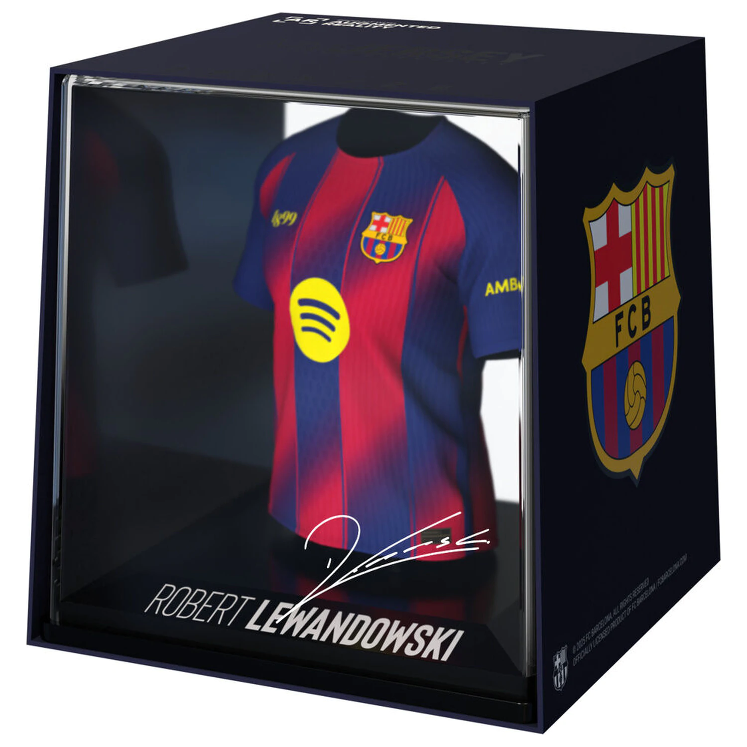 FC Barcelona Lewandowski mini koszulka figurka zdjęcie produktu