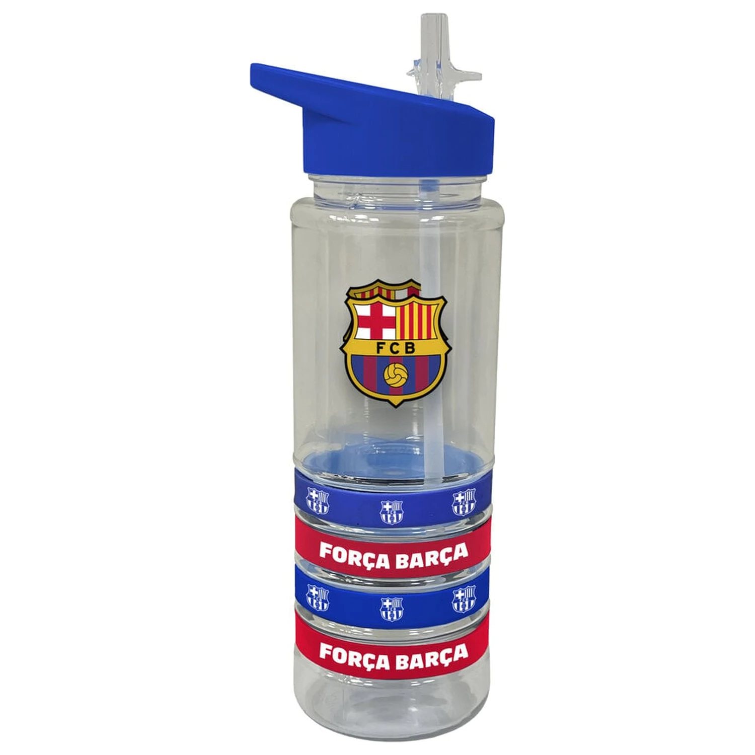 FC Barcelona butelka 4 silikonowe opaski na nadgarstki 700ml zdjęcie produktu